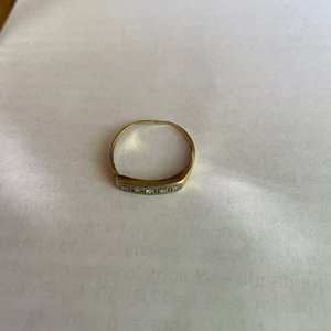 Anillo de Compromiso en Oro con Piedras - imagen 1