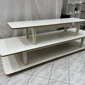 Góndola Exhibidora Blanca de 3 Niveles - imagen 1