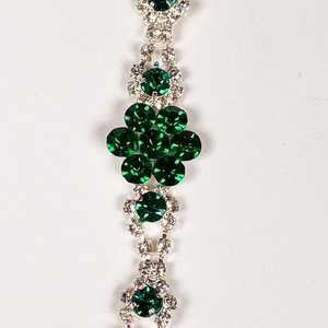 Conjunto de Bijouterie Fantasía con Piedras Verdes - imagen 3