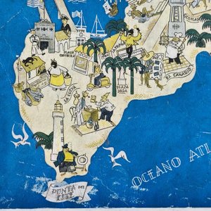 Litografía Pictórica "Punta del Este" de Alberto Iribarren, 1942 - imagen 11