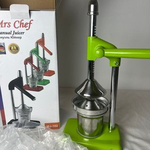 Exprimidor Manual Mrs Chef MJ-102 Metálico Verde - imagen 4