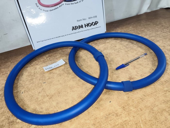 Conjunto de dos aros azules nuevos en caja - imagen 4