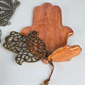 Lote de Piezas Decorativas Temáticas de Jerusalén y Manos de Fátima - imagen 4