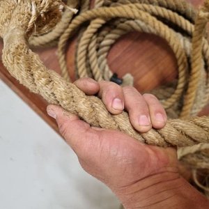 Lote anterior: Soga Marina de Fibra Natural con Remates Rústicos - 6 Metros