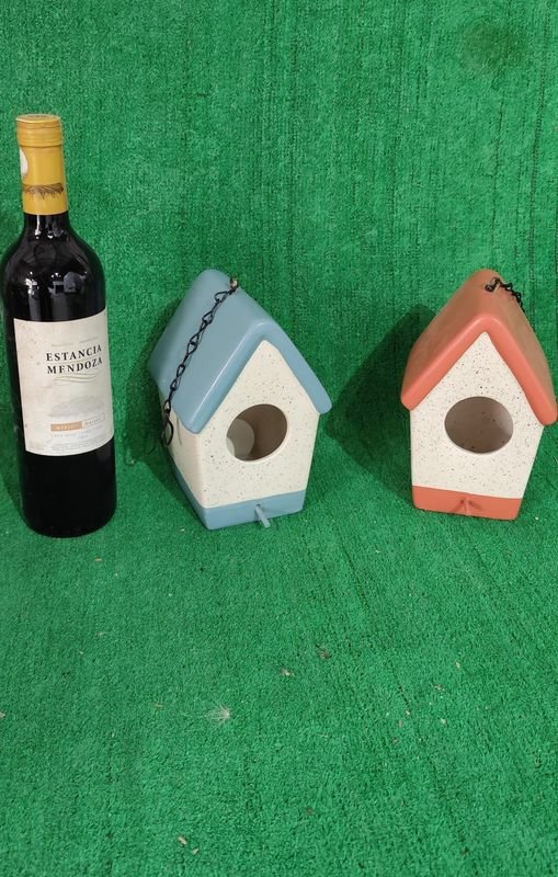 Casa Cerámica para Pájaros - Accesorios para el Hogar - imagen 1