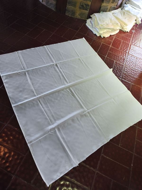 8 Cubremanteles Rectangulares Blancos