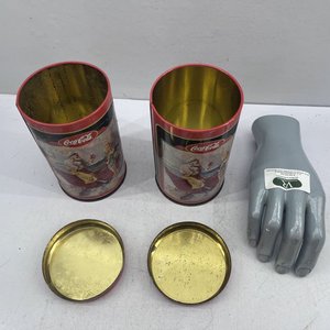 2 Latas de Coca-Cola Vintage con Tapa - imagen 2
