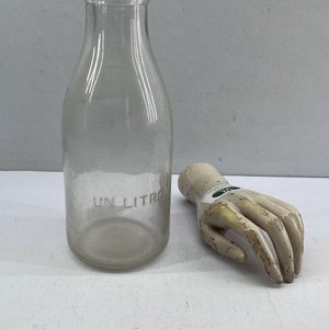 Botella de Leche "Coleme" de Vidrio Transparente - 1 Litro - imagen 2
