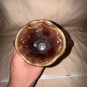 Ánfora Vintage Cerámica Alemana Esmaltada Mid-Century "Keramik" - imagen 4