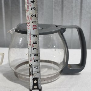 Juego de 3 Tazas de Vidrio con "Café" y Cafetera Transparente - imagen 7
