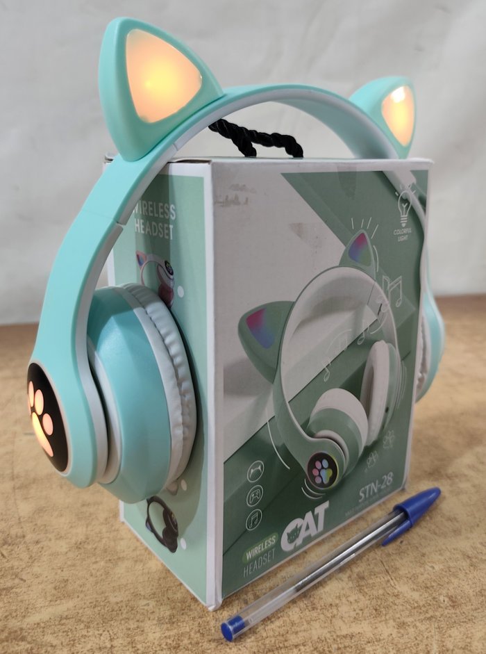 Auricular Vincha Cat con BT y Luces - imagen 2