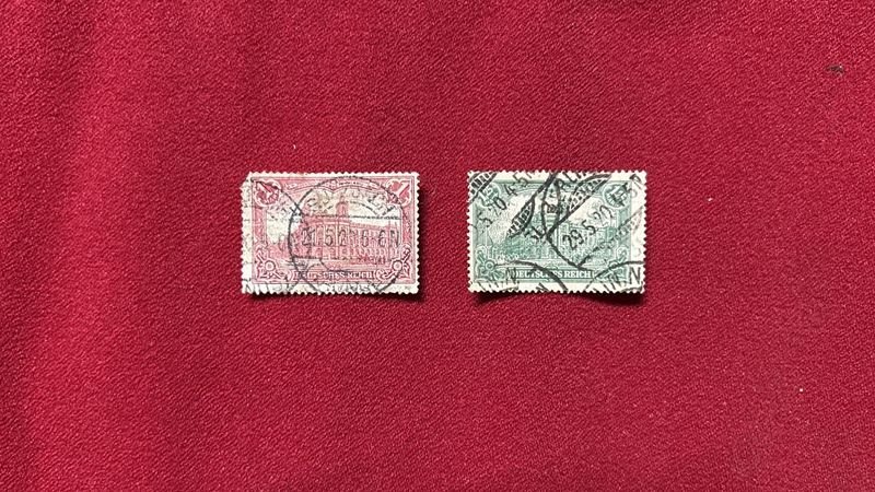 Dos Sellos Postales Alemanes Antiguos