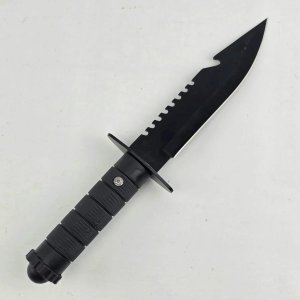 Cuchillo Táctico Negro con Vaina y Marcaje "Columbia" - imagen 5
