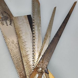 Juego de 5 Hojas de Sierra Múltiple "Caballito" West Germany - imagen 2