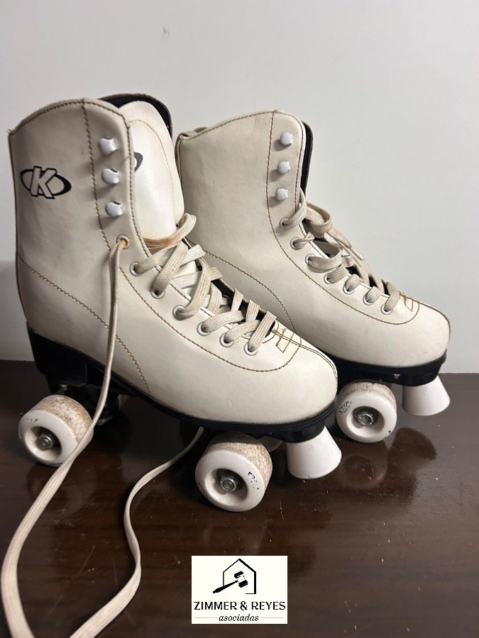 Patines Clásicos Blancos Talle 39