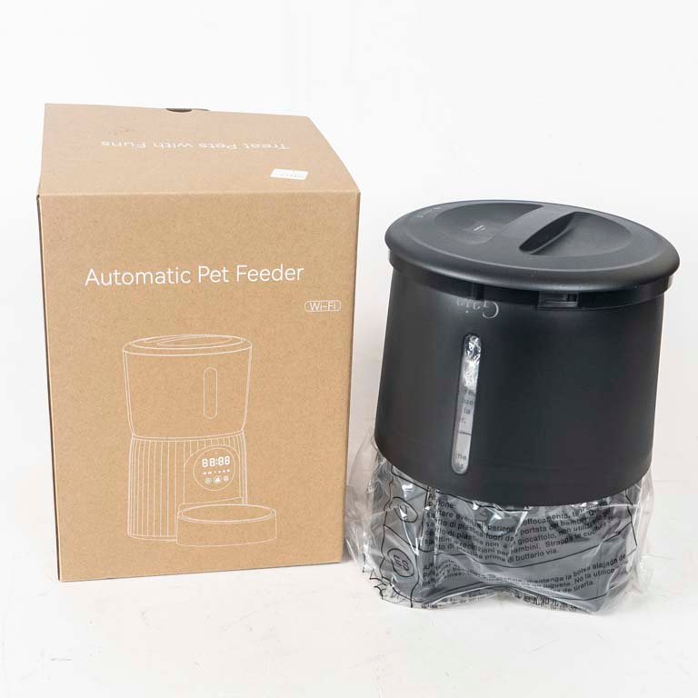 Comedero Automático para Gatos Wi-Fi Negro