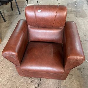 Lote anterior: Sillón Individual Marrón de Cuero Sintético