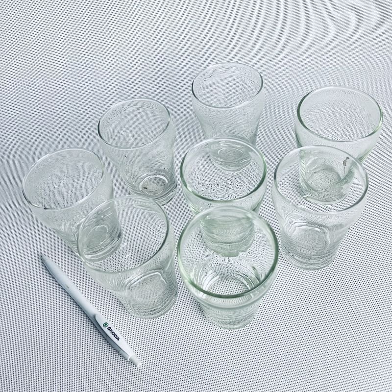 Vasos de vidrio claros para decoración - imagen 2