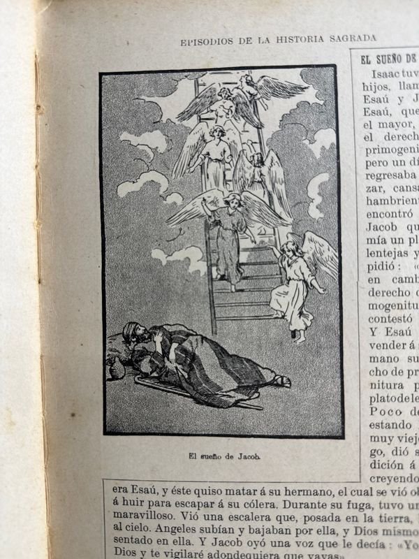 Biblioteca para niños con episodios de la historia sagrada antiguo testamento - Barcelona 1930 - imagen 6
