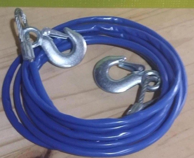 Linga de Arrastre Azul con Ganchos Metálicos