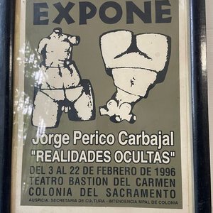 Exposición "Realidades Ocultas" de Jorge Perico Carbajal: Afiche y Librillo - imagen 2
