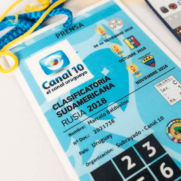 Accreditaciones de Camarografo y Tarjeta de Gustavo Varela - imagen 3
