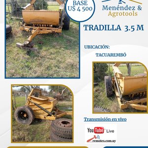 Lote siguiente: Tradilla Agrícola Menéndez & Agrotools 3.5M