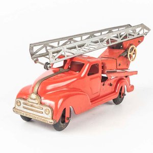 Lote siguiente: Camión Bombero de Chapa Vintage - Made in Western Germany