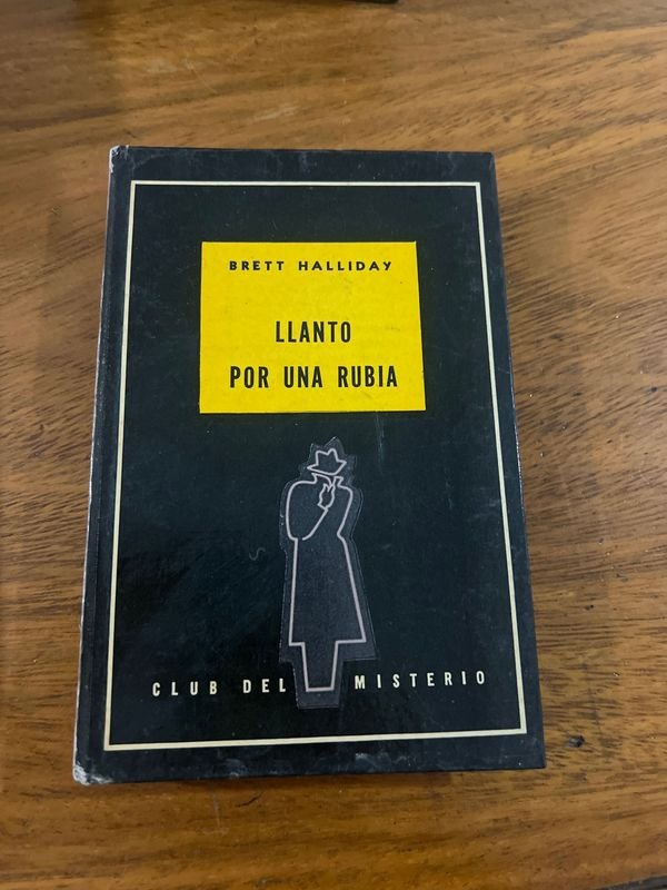 Libro "Llanto por una rubia" de Brett Halliday