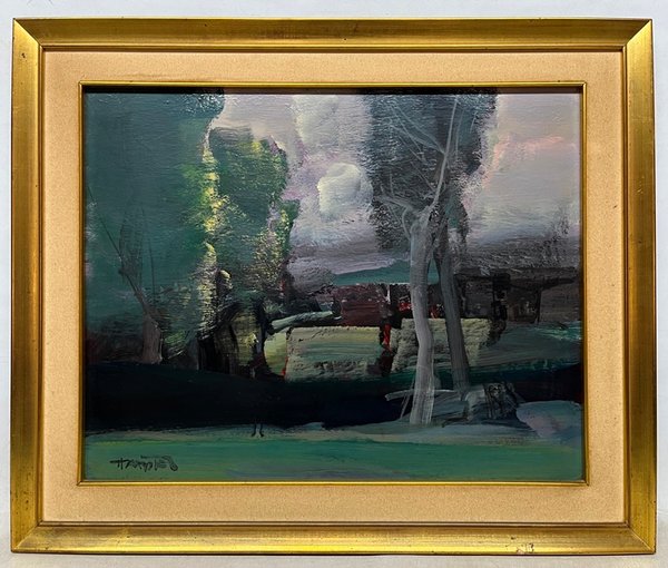 Lote siguiente: Pintura de Hugo Nantes - Paisaje en Acrylic