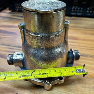 Antiguo Contador de Agua de Bronce Stella-CN Francia - imagen 6
