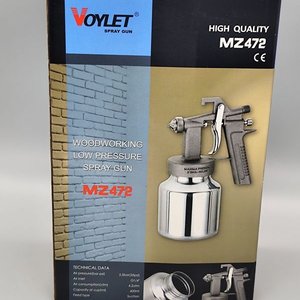 Pistola de Pintar Voylet MZ472 Baja Presión Tacho Aluminio - imagen 5