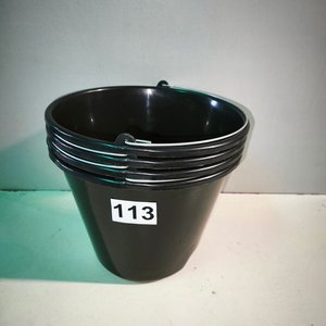 Lote anterior: 4 Baldes Negros de Plástico con Asa, Capacidad 12 Litros