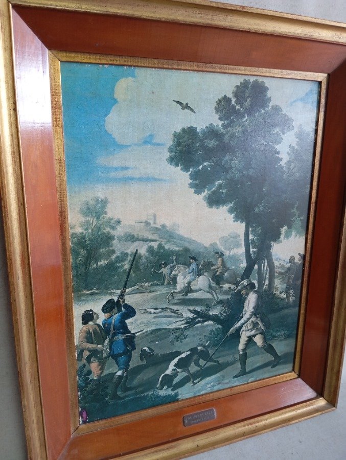 Cuadro de Goya - Partida de Caza - imagen 5