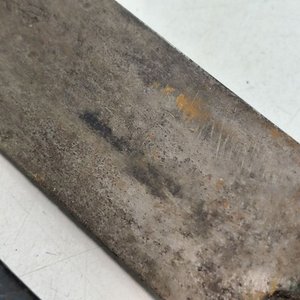 Cuchillo de Campo de Plata y Oro con Vaina de Cuero - imagen 4