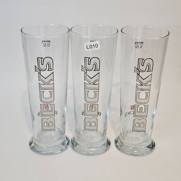 Vasos de vidrio Beck's para cerveza - imagen 1