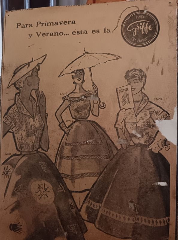 Raro Anuncio de Moda 'Linea Griffe EL MAGO' 1913 - imagen 3