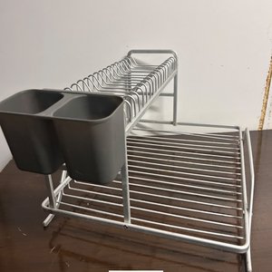 Escurridor de Platos Metálico de Dos Niveles con Cubiertero - imagen 3