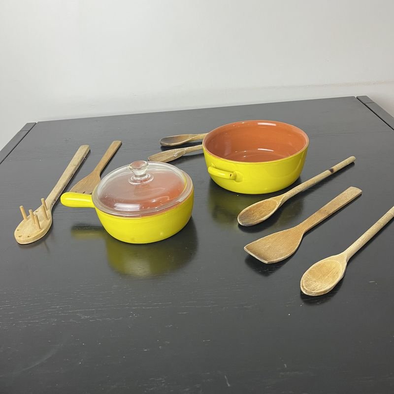 Utensilios de cocina en cerámica y madera - imagen 2