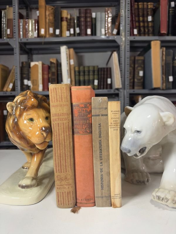 Lote anterior: Libros y Figuritas Cerámicas de Literatura Europea