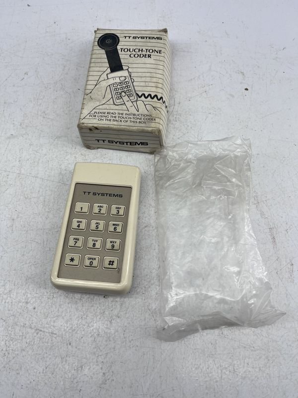 Marcador Telefónico TT Systems Touch-Tone Coder con Caja Original
