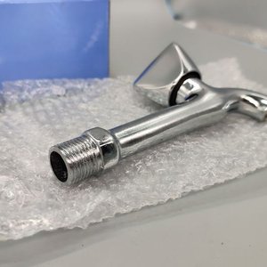 Juego de 2 Canillas Cromadas para Baño o Cocina, Entrada 1/2" - imagen 4