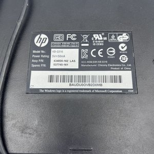 Teclado HP USB Negro con Detalle - imagen 3