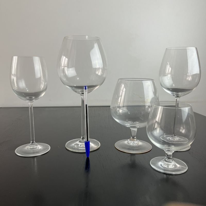 12 copas de vino y agua de cristal - imagen 3