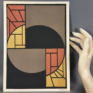 Serigrafía "Sol de América" de Lincoln Presno (1975) - imagen 6