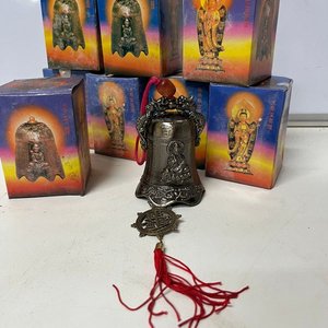 Lote de 10 Campanas Decorativas de Metal con Caja - imagen 1