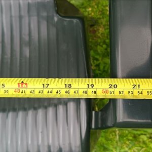 Seis Sillas de Jardín de PVC Oscuro con Apoyabrazos - imagen 8