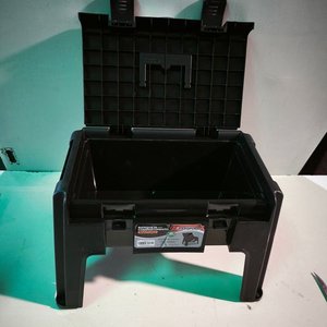 Banqueta Negra Multiuso con Compartimento Arqplast - imagen 7