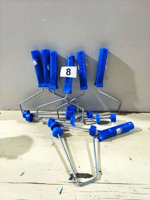 Porta Rodillos de Metal Azul - imagen 2