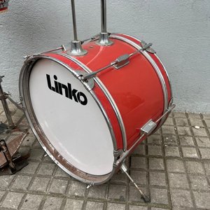 Batería Infantil Linko Roja con Bombo, Redoblante y Pedal - imagen 2
